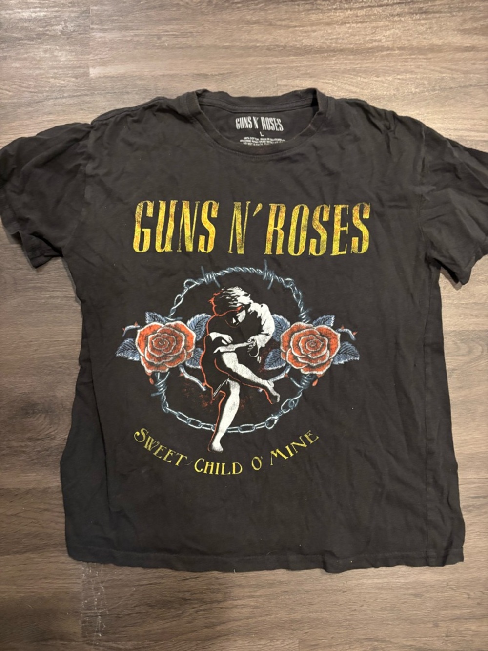 Guns N' Roses Black Short-Sleeve 'Sweet Child O' Mine' Graphic Tee